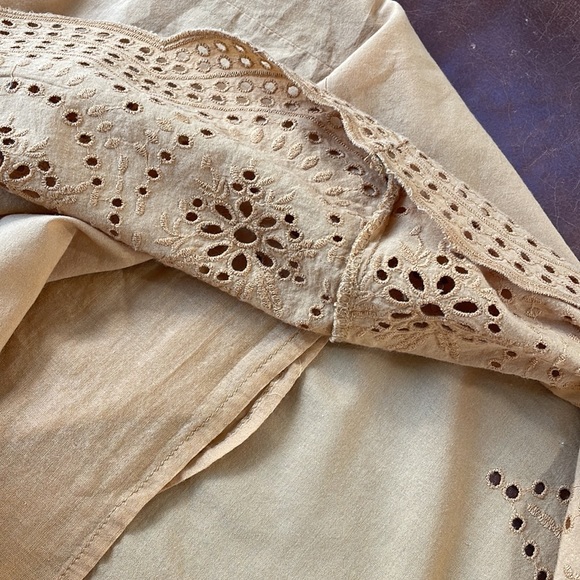 MNG by MANGO cotton eyelet flutter sleeve maxi dress - Picture 9 of 10